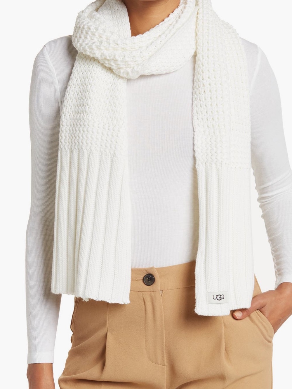 UGG® women’s Textured Knit Scarf